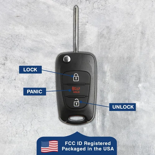 Miniatura 6 de 2 llaves de coche remotas para Kia (TQ8-RKE-3F02)