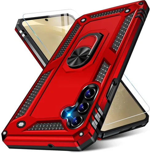 Miniatura 72 de Vaki Funda para Samsung Galaxy S22 5G con protector de pantalla integrado de grado militar, cubierta dura y resistente, funda resistente para Galaxy