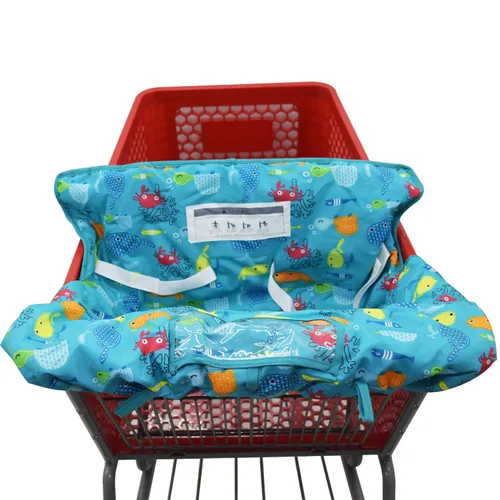 Miniatura 4 de Love&go Funda doble doble para carrito de compras para hermanos bebés con funda de transporte. Se adapta a tiendas de comestibles de almacén al por