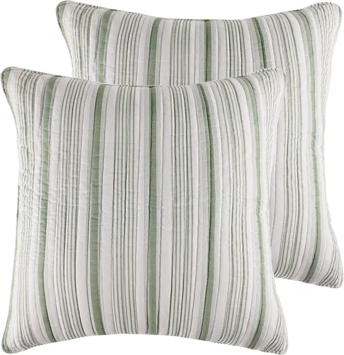 Miniatura 25 de Levtex Home - Juego de edredón Camden tamaño matrimonial (96 x 110 pulgadas) con dos fundas de almohada estándar (26 x 20 pulgadas), patrón a Azul