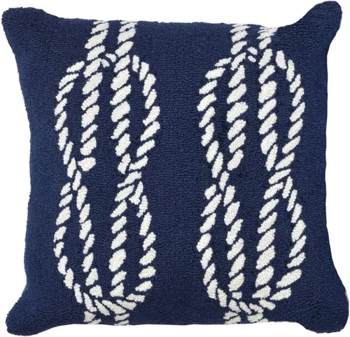 Miniatura 20 de Liora Manne Decorativo, insertos y fundas Ahoy azul marino, cojines de 18 x 18 pulgadas