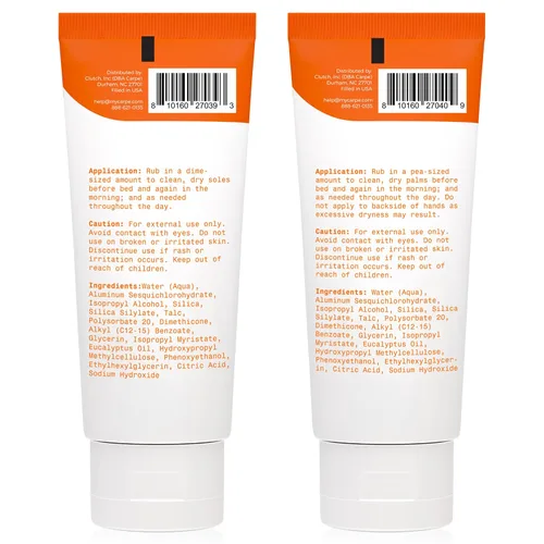 Miniatura 2 de Carpe Paquete de loción para manos y pies que absorbe el sudor, evita las manos sudorosas y los pies malolientes, recomendado por dermatólogos