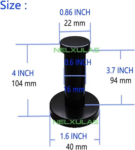 Miniatura 5 de Ganchos clásicos negros de acero inoxidable resistentes para montaje en pared, ganchos para toallas de baño, perchero, ganchos para bolsos, paquete