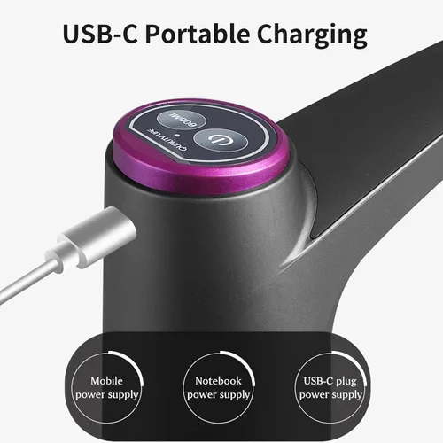 Miniatura 5 de Bomba de Agua para Jarra de 5 Galones, Dispensador de Agua de 5 Galones, Dispensador de Agua con Carga USB-C, Bomba de Agua Eléctrica para Botella