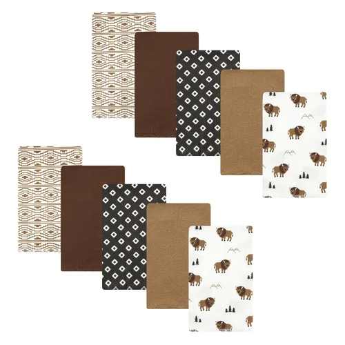 Miniatura 338 de Hudson Baby - Paños unisex de franela de algodón para bebé, bosque, talla única