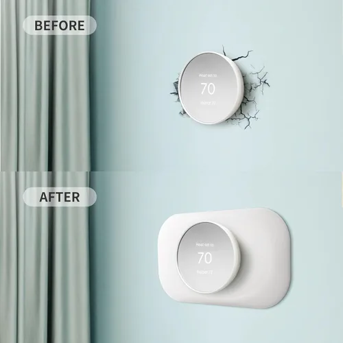 Miniatura 4 de Petrichor Placa de pared para termostato Nest, compatible con termostato Google Nest 2020, kit de molduras de termostato Nest, accesorio de cubierta