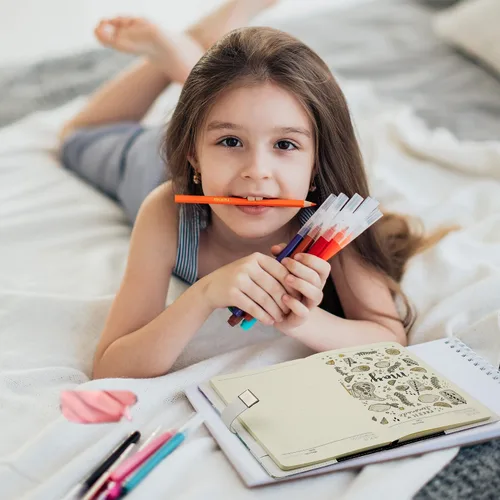 Miniatura 6 de CAGIE Juego de diario de bricolaje para niñas de 8 a 12 años, regalos para niñas de 9, 10 y 11 años, diario con candado para regalo de cumpleaños