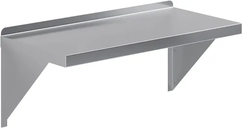 Miniatura 26 de AmGood Estante de pared de acero inoxidable de 18 x 72 pulgadas Estantería de metal para electrodomésticos y equipos Cocina, restaurante
