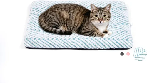 Miniatura 13 de Mora Pets Almohadilla para jaula para perros, alfombra para jaula de perrera para perros pequeños, lavable, bonita cama de estrella para mascotas