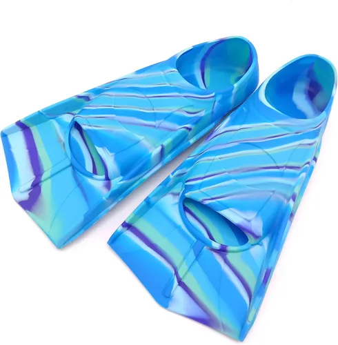Miniatura 14 de Gugmoy Kids Swim Fins,Comfortable Silicone Flippers for Swimming and Diving,Size Suitable Beginners Kids Girls Boys Adults