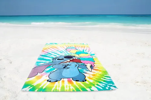 Miniatura 7 de Jay Franco Disney Lilo & Stitch Summer Things - Toalla grande para baño/piscina/playa para niños, toalla de algodón súper suave y absorbente, Multi
