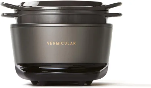 VERMICULAR Arrocera"RICEPOT MINI" (3Go) RP19A-GY (Gris Trufa)【Productos genuinos nacionales de Japón】 【Se envía desde JAPÓN】