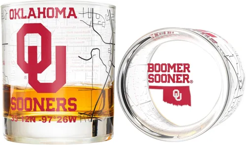 Miniatura 54 de Greenline Goods – Vasos de Whiskey de la Universidad Estatal de Michigan Spartans (Set de 2), 10 oz – Logo de Color Completo + Mapa del Campus