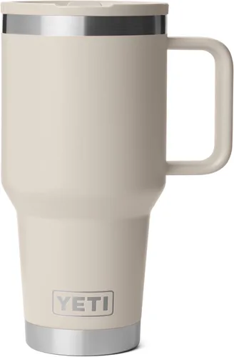 Miniatura 20 de YETI Rambler - Taza de viaje de 30 oz con tapa con pajita abatible - Acero inoxidable, aislada al vacío, a prueba de fugas, compatible con Negro