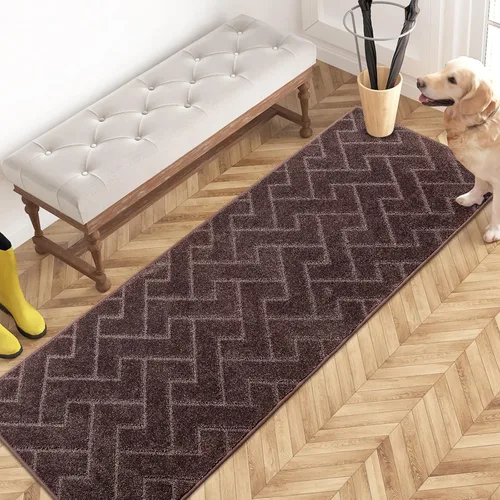 Miniatura 70 de PURRUGS Alfombra de fácil cuidado de 6 x 9 pies, antideslizante, lavable a máquina, tapete para puerta de perro, resistente a las manchas