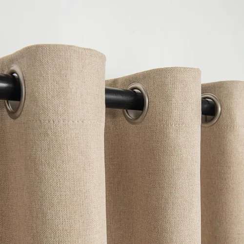 Miniatura 7 de Safdie Cortinas opacas para dormitorio o sala de estar. Cortinas de 84 pulgadas de largo, juego de 2 paneles. Cortinas para Cuarto. Cortinas beige
