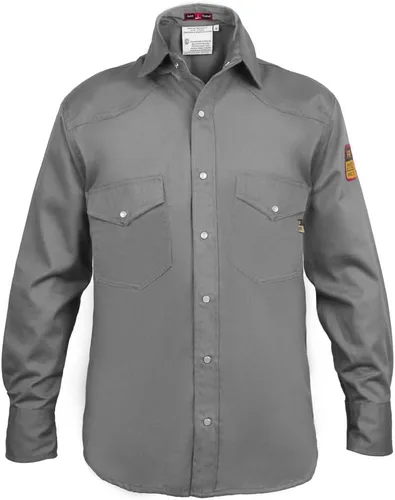 Miniatura 12 de Camisa resistente a llamas FR para soldadura - 100% C - 9 onzas Negro