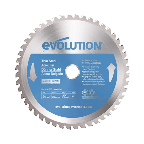 Miniatura 15 de Evolution 14BLADESS Cuchilla de acero inoxidable de 90 dientes de 14" Cuchilla de sierra TCT para Evolution S14CPS, S15CPS, S355MCS, S355CPSL