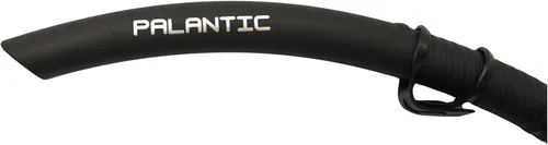 Miniatura 2 de Palantic Esnórquel flexible de bajo volumen, color negro - Esnórquel de silicona para pesca submarina, apnea y buceo con diseño ergonómico para una