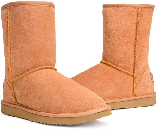 Miniatura 7 de AUSLAND Botas altas de cuero para nieve, clásicas, para mujer