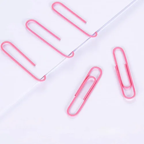 Miniatura 4 de Clips de papel color rosa jumbo, 265 clips de papel de 2 pulgadas, clips grandes para papeleo ideal para el hogar, la escuela y la oficina