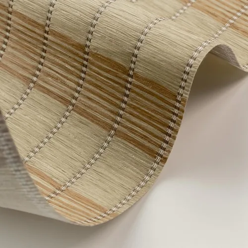 Miniatura 20 de GoDear Design Papel tapiz de imitación de tela de hierba, papel texturizado tipo tela para cubrir muebles, 23" An x 96" L, papel sin adhesivo, rayas