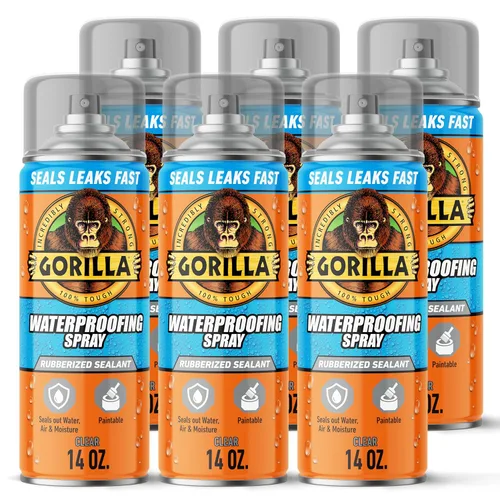 Miniatura 12 de Gorilla Aerosol blanco impermeable para parchar y sellar Transparente