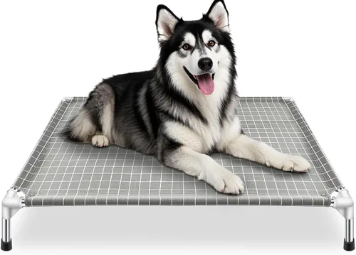 Miniatura 11 de Cama elevada para mascotas, cama para perros pequeños, cama elevada para perros pequeños para uso en interiores y exteriores para mascotas pequeñas