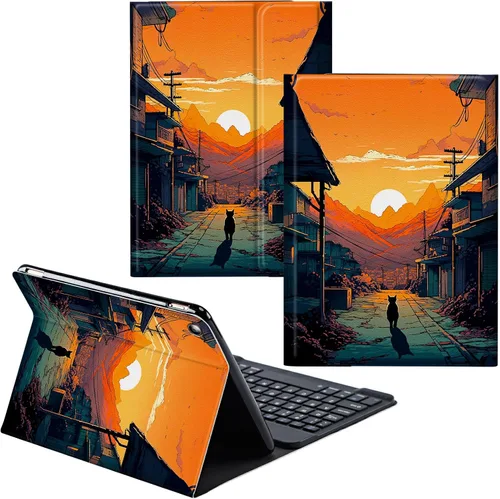 Miniatura 62 de Para Samsung Galaxy Tab S6 Lite Funda 2022/2020 Teclado Inalámbrico Desmontable Y Cubierta De Soporte De Cuero PU Funda Protectora Para Samsung