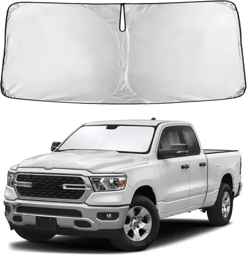 Miniatura 72 de Autovir Parasol para parabrisas Rivian R1S 2022-2024 2025 2026, parasol para ventana delantera, protección UV, bloqueador de calor, accesorios