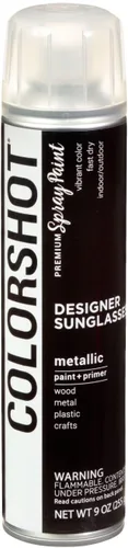 Miniatura 7 de COLORSHOT Pintura en aerosol metálica, gafas de sol de diseñador (bronce aceitado) 9 onzas, paquete de 4, pintura acrílica de secado rápido, uso