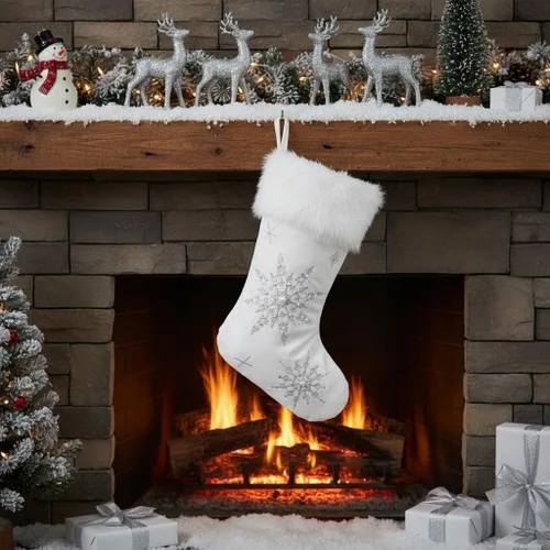 Miniatura 6 de Colección de calcetas navideñas alegres de Comfy Hour (bordado de terciopelo suave)