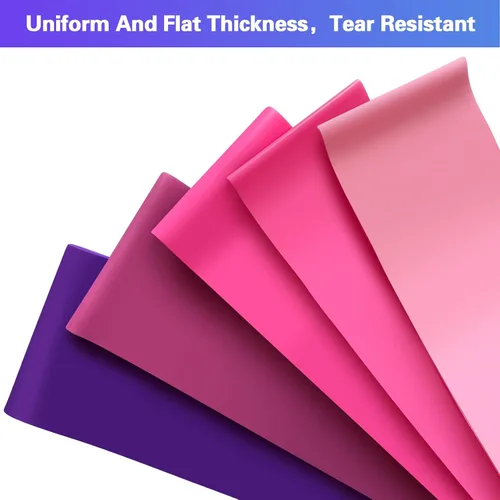 Miniatura 2 de Bandas de resistencia, bandas de ejercicio ishphso bandas de resistencia para entrenamiento, bandas elásticas para mujeres, hombres, niños, pilates