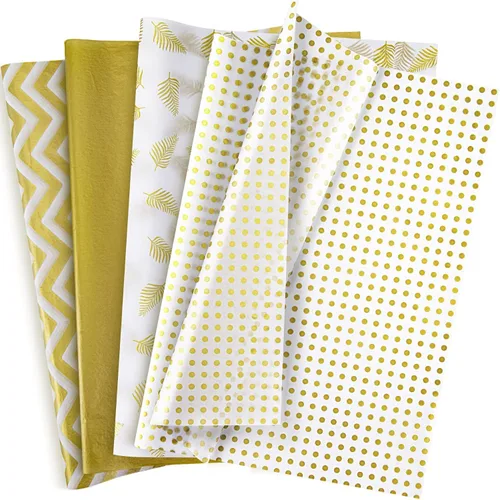 Miniatura 11 de Larcenciel 60 hojas de papel de seda floral vintage, papel de seda de arte de flores silvestres para bolsas de regalo y embalaje, suministros