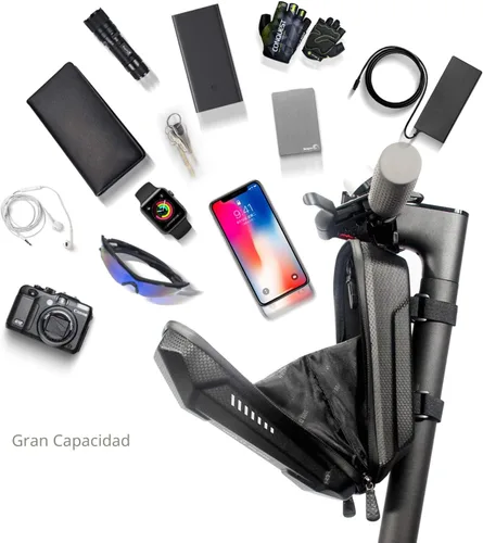 Miniatura 5 de Epessa Bolsa Universal para Scooter, Bolsa de Manillar de Scooter EVA, Bolsas Delanteras Impermeables para Scooters para Llevar Cargador