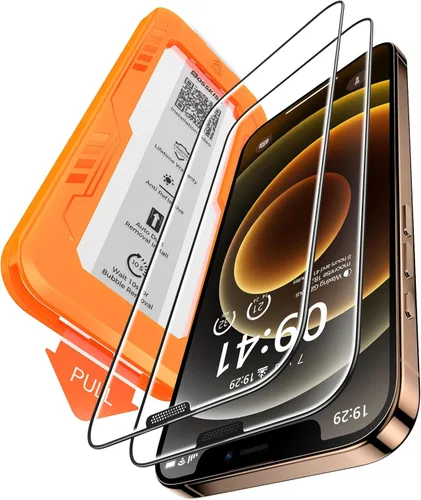 Miniatura 22 de BossKiss Protector de pantalla para iPhone 11/iPhone XR, dureza TOP 9H de grado militar a prueba de roturas, vidrio templado HD, cobertura completa