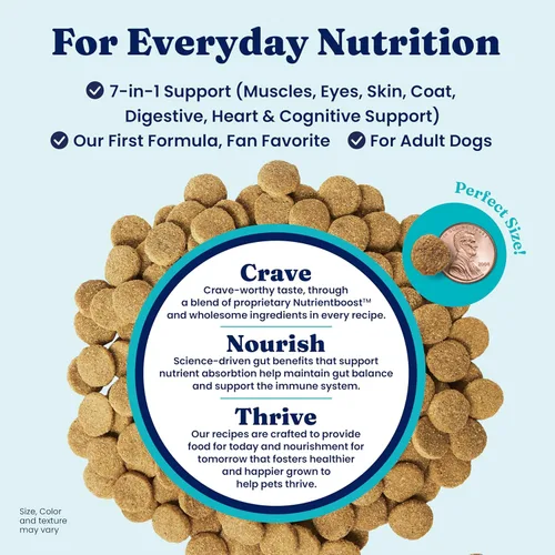 Miniatura 2 de Solid Gold, Hund-N-Flocken, alimento seco para perros con cordero, arroz y aceite de pescado Omega 3 para perros, probióticos, 24 libras