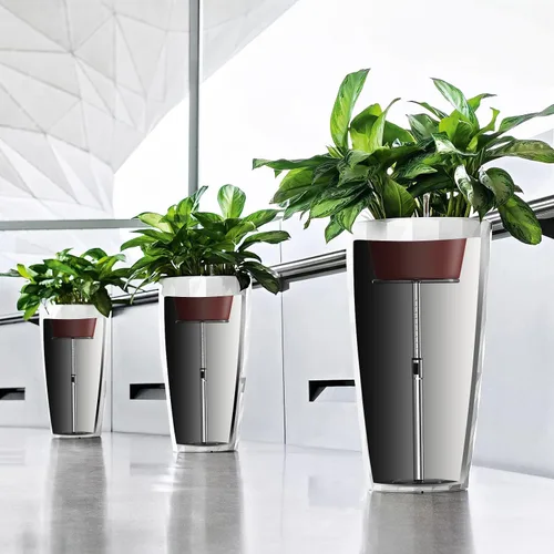 Miniatura 8 de Elevadores de plantas ajustables de 11 a 17 pulgadas para maceta interior, 1 juego de elevadores de plantas para macetas al aire libre, inserto