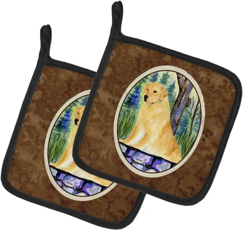 Miniatura 36 de Caroline's Treasures SS8617PTHD - Juego de soportes para ollas de cocina resistentes al calor, almohadillas calientes para horno para cocinar, Husky