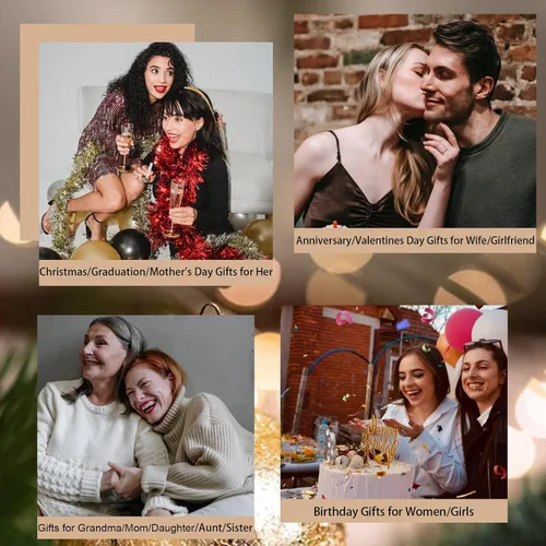 Miniatura 6 de TOUPOP Regalos irlandeses para mujer, collar de nudo celta de plata de ley con nudo de cristal de la Trinidad para niñas, para cumpleaños, fiestas