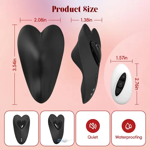 Miniatura 7 de Vibrador con control remoto para parejas, juguetes sexuales para parejas, vibrador portátil para celular con control remoto, bragas vibratorias