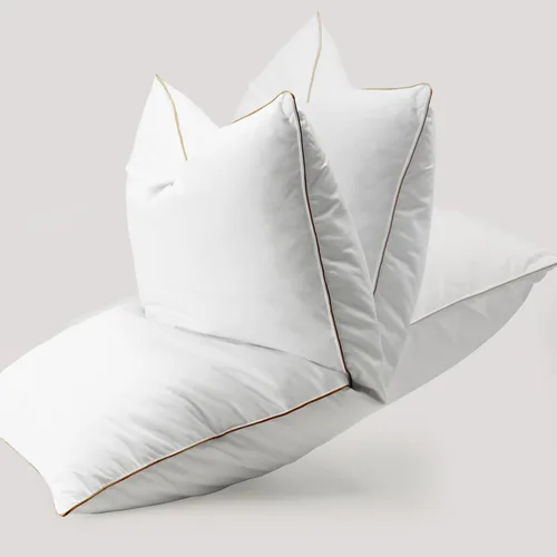 Miniatura 6 de Bafode Almohadas de plumas de ganso, almohadas de cama, tamaño Queen, juego de 2, almohadas de hotel para dormir, almohadas blancas suaves