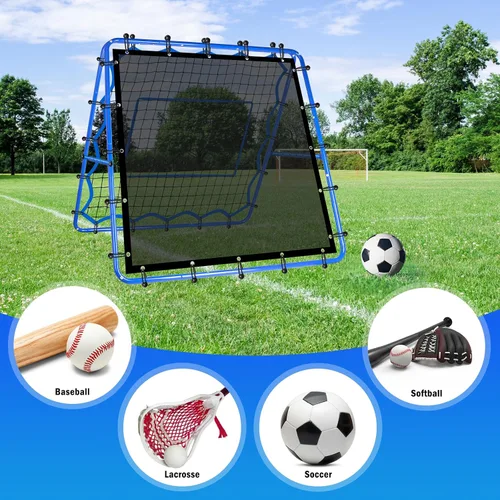 Miniatura 2 de Red de rebote de voleibol y béisbol, red de rebote de sóftbol, red de rebote de lacrosse de ajustes rápidos, equipo de práctica de rebote rápido