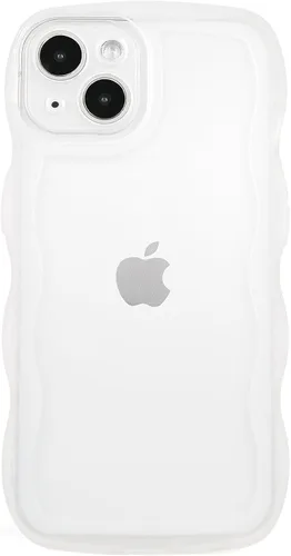 Miniatura 102 de SKYLMW Compatible con iPhone 6s Plus/6 Plus Case de 5.5", Linda Kawaii Marco Ondulado Rizado Forma de Marco Funda de Silicona Suave Resistente a