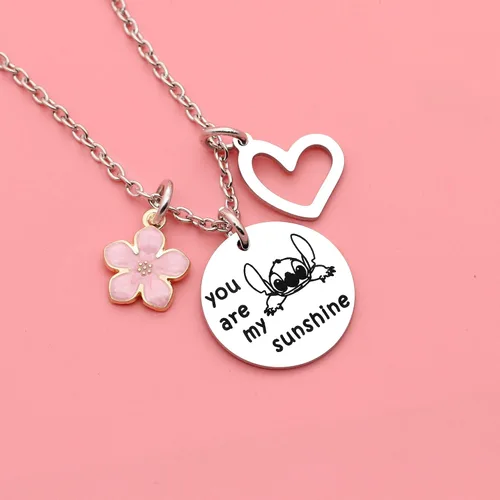 Miniatura 5 de Maxforever Joyería para niña collar de You are My Sunshine regalo para hija sobrina niñas Metal No es una piedra preciosa