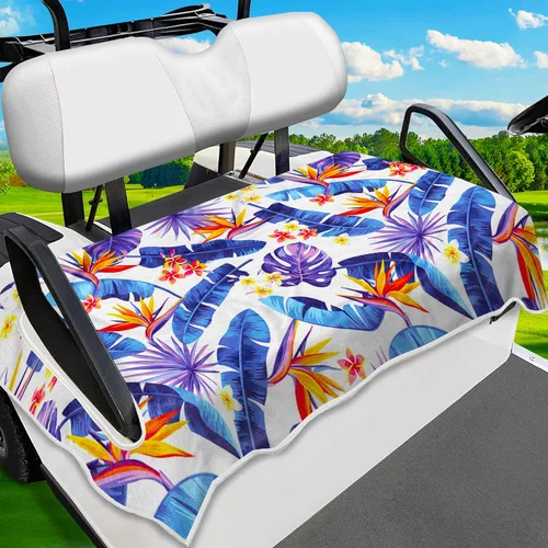 Miniatura 9 de Fundas para Asientos de Carrito de Golf, Manta Única de Toalla para Asiento de Carrito de Golf para Todos los EZGO, Yamaha, Club Cars, Icon y Más