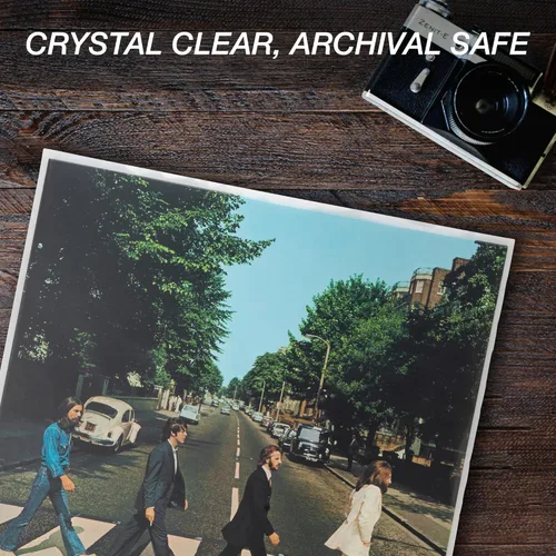 Miniatura 5 de Samsill Paquete de 50 fundas de vinilo para discos de vinilo, fundas de vinilo exteriores transparentes para tu colección de discos, 12.75 x 12.75