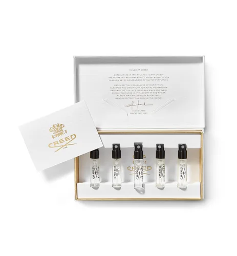 Creed Juego de muestras de inspiración para hombres, contiene un juego de 5 fragancias para hombre, 0.1 fl oz x 5