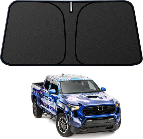 Miniatura 13 de Civic - Parasol para parabrisas Honda Civic 2022-2024 2025 (no para Honda 2022 Sport), visera frontal gruesa plegable 1:1, mantiene tu automóvil más
