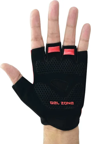Miniatura 4 de Guantes de ciclismo de medio dedo, guantes de bicicleta antideslizantes de gel acolchados que absorben los golpes, guantes de ciclismo para hombres